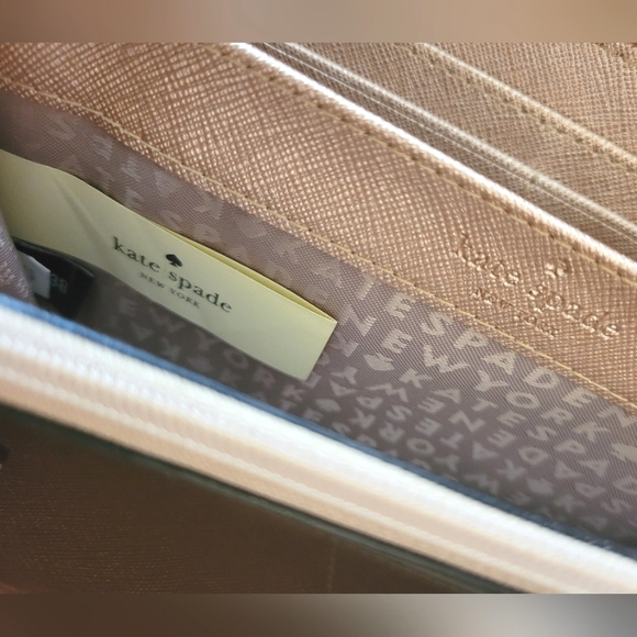Kate Spade Neda Newbury Lane zip wallet in Rosegold - Picture 9 of 10